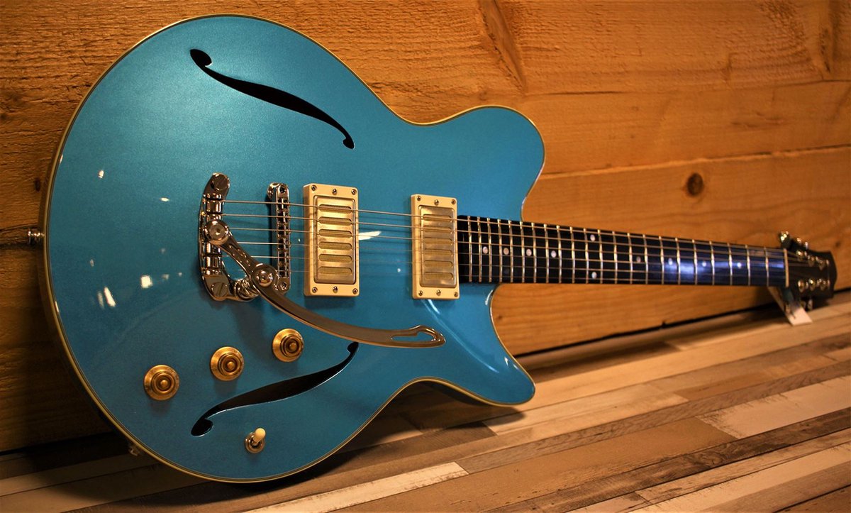 Eastman Romeo LA Celestine Blue - Elektrische gitaar - blauw