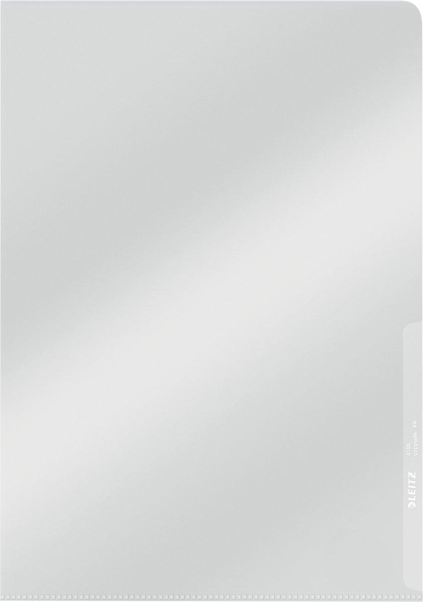 Leitz Premium Zichtmap - A4 - 100 stuks - Transparant