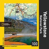 Yellowstone National Park Mini 100 piece jigsaw puzzle - 0819844014537