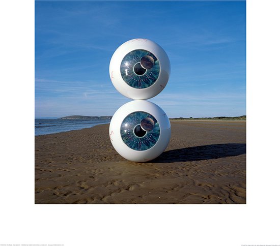 Pyramid Poster - Pink Floyd Pulse Eyeballs - 40 X 40 Cm - Multicolor