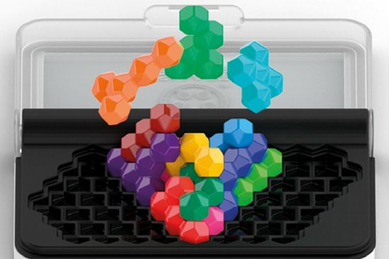 SmartGames IQ Six Pro - Logisch Denkspel & Reispuzzel - 120 Opdrachten in 2D en 3D - Zeshoekige Breinbreker voor Kinderen en Volwassenen - Vanaf 8 Jaar