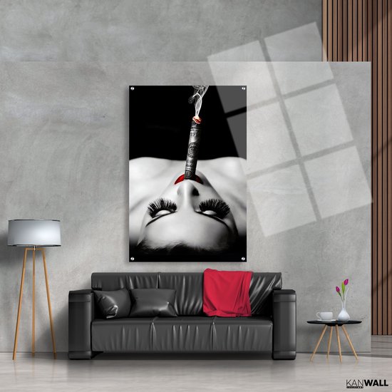 Luxe Plexiglas Schilderij Smokin' Hot | 60x90 | Woonkamer | Slaapkamer | Kantoor | Muziek | Design | Art | Modern | ** 5MM DIK**