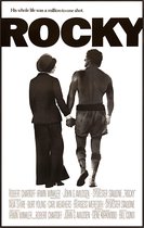 Poster - Rocky, 1976 Amerikaanse sport drama film, originele Filmposter gerestaureerd, verpakt in stevige kartonnen koker