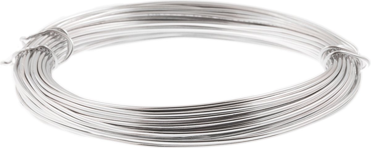Aluminium Wire (1 mm) Silver (10 Meter)