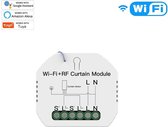 MOES Tuya WiFi-RF Curtain Switch - Tuya Actoren - Draadloze Rolluikschakelaar - Inbouw - Slimme Schakelaar