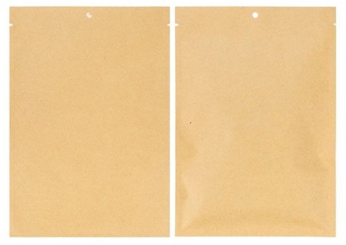 Zakken Kraft Sealbaar 8,5x10,5 cm (100 stuks)