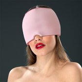 Anti Migraine Ice Hat Pink, Anti Migraine Ice Hat - Hot or Cold - Anti Hoofdpijn Hoofd koeling, Hoofdpijnverlichting, Koeling muts, Pink, Warmte muts, Cooling Muts, Cold Therapy, Puffy Eye Mask