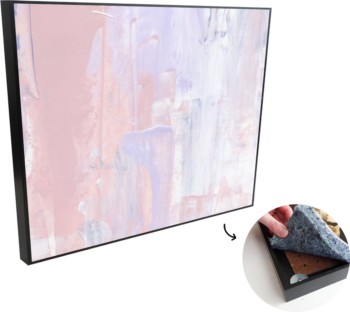 Akoestische Panelen - Geluidsisolatie - Akoestisch Wandpaneel - Wanddecoratie - Schilderij - 160x120 cm - Verf - Pastel - Design - Geluidsdemper - Isolatie platen