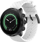 Siliconen Smartwatch bandje - Geschikt voor Suunto 9 - Baro siliconen bandje - wit - Strap-it Horlogeband / Polsband / Armband