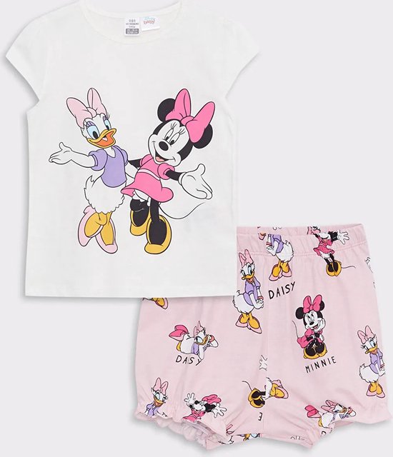 Ensemble deux pièces Minnie mouse & daisy T-shirt et short filles