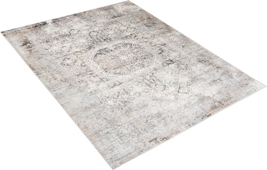 Eyecatcher Valley Tapis Salon Chambre Grijs Design Atmosphère de Vie Intérieure Moderne Trendy Durable Haute Qualité Tapis Taille – 200x300