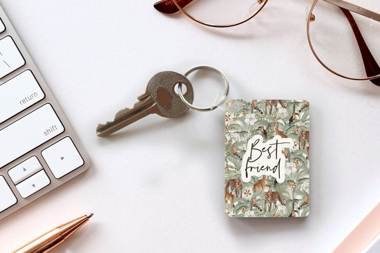 Porte-clés - Citations - BFF - Best ami - Proverbes - Distribution de cadeaux - Plastique - Cadeaux Sinterklaas - Distribution de cadeaux pour enfants - Cadeaux de chaussures - Petits cadeaux