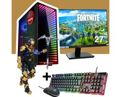 ScreenON - Set de Gaming - Fortnite Cyclo Hero - V2 (GamePC + Moniteur 27 pouces + Clavier + Souris)