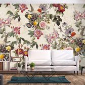 Walljar - Zelfklevend fotobehang - Sunny Meadow - 245 x 175 cm