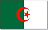 Vlag Algerije 90 x 150 cm feestartikelen -Algerije landen thema supporter/fan decoratie artikelen