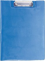 Clipboard blauw A4 - Kantoor/organisatie documenten klembord - 23 x 31 cm