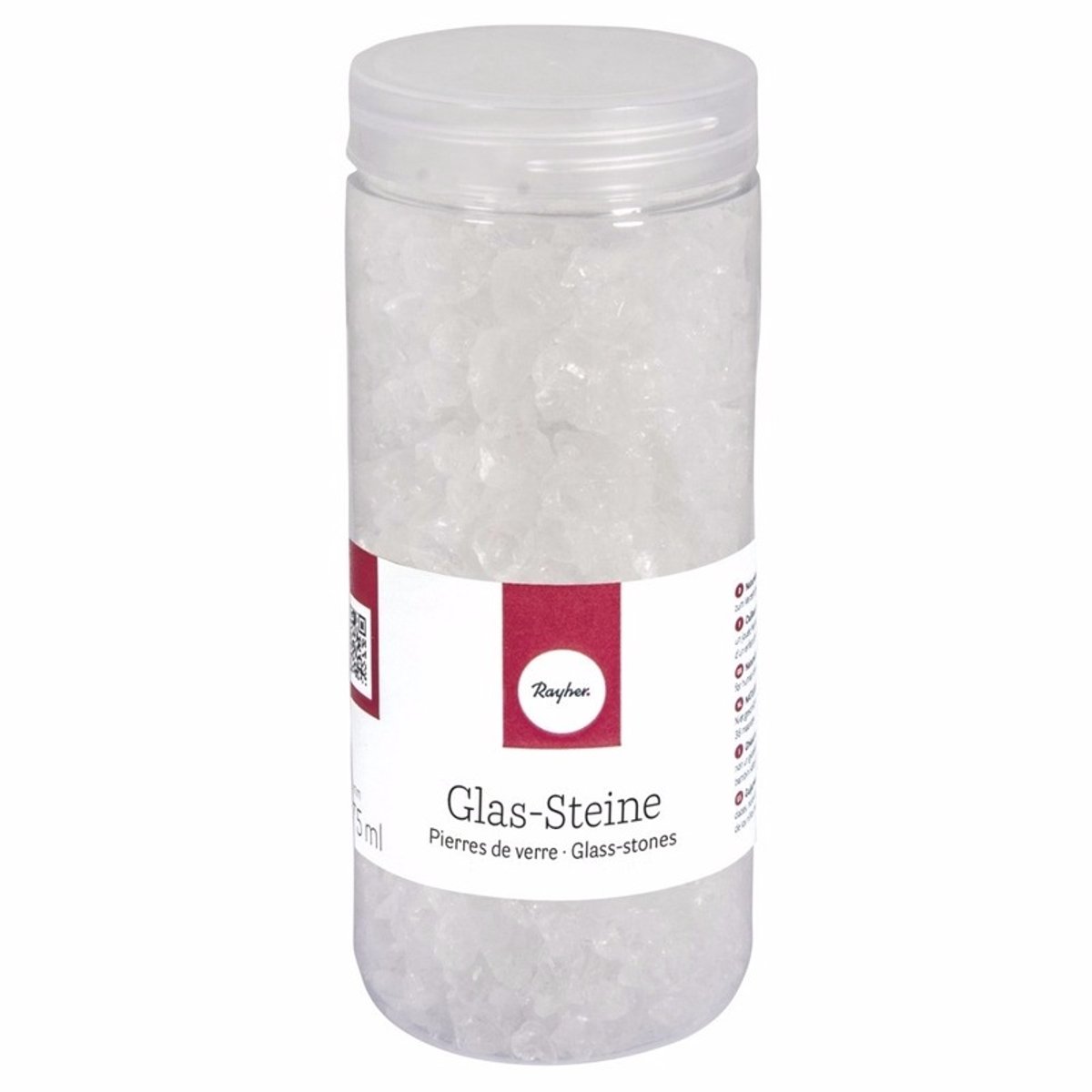 Transparante decoratie steentjes glas 950 ml