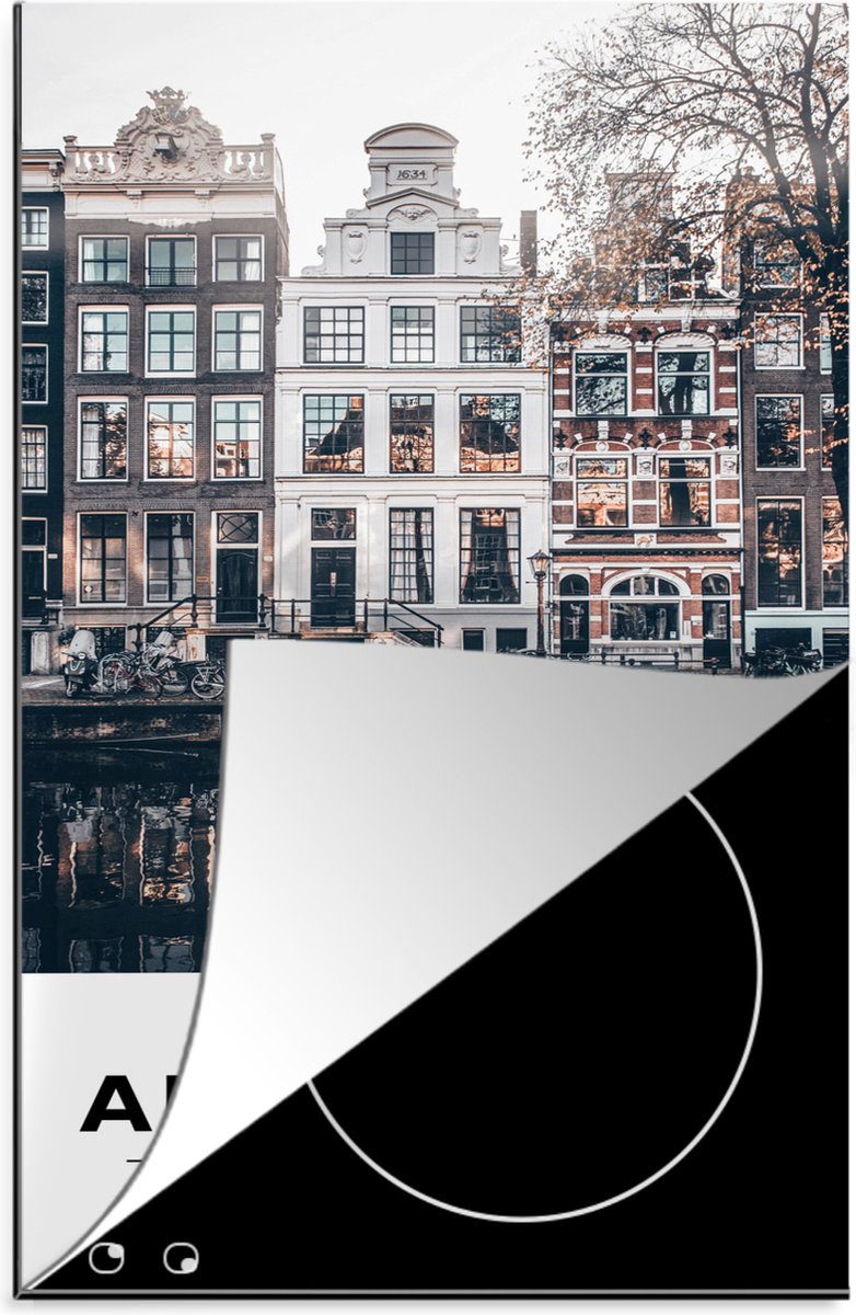 KitchenYeah® Inductie beschermer 30x52 cm - Nederland - Amsterdam - Huis - Water - Kookplaataccessoires - Afdekplaat voor kookplaat - Inductiebeschermer - Inductiemat - Inductieplaat mat