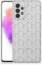 TPU Silicone Hoesje Geschikt voor Samsung Galaxy A73 5G Telefoonhoesje Stripes Dots