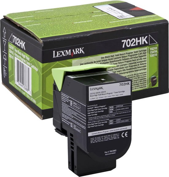 Lexmark Toner Lexmark 702HK R Black