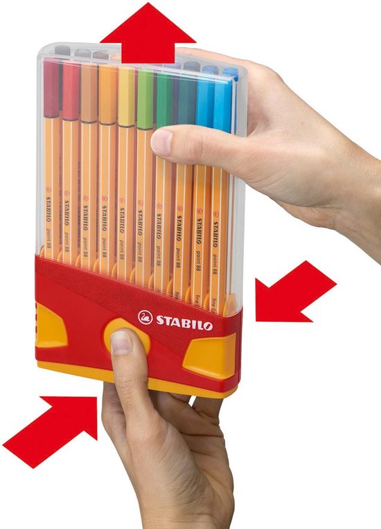 Stabilo Fine Writer Point 88 20 pièces