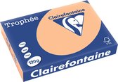 Clairefontaine Trophée Pastel, gekleurd papier, A4, 120 g, 250 vel, abrikoos 5 stuks