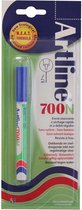 ARTLINE 700 NEAT - Permanent Marker - 12 stuks op blister - 0,7mm Lijndikte - Blauw