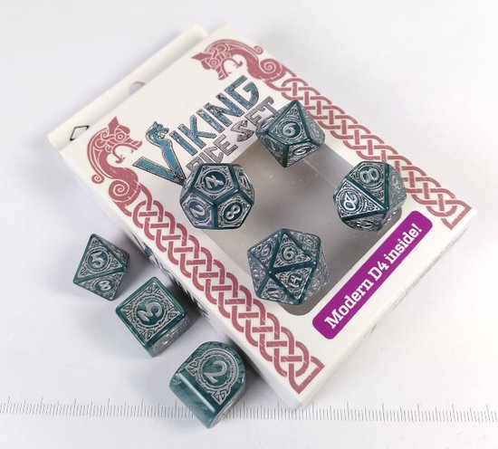 Afbeelding van het spel Viking modern polydice set - Mjolnir