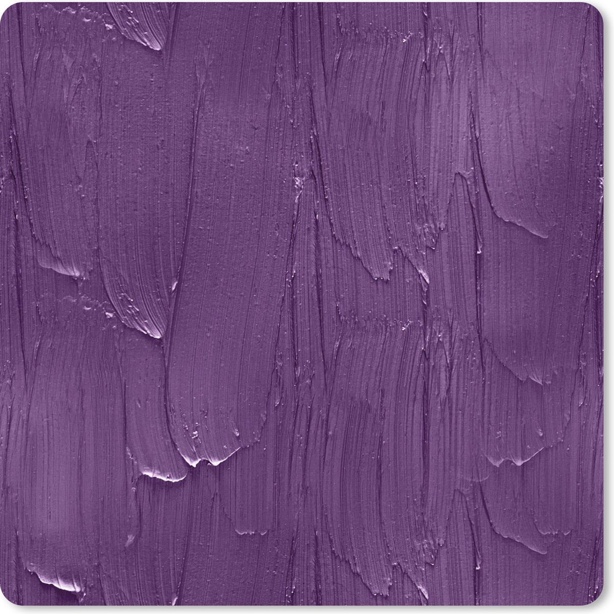 Muismat XXL 60x60 cm - Bureau onderlegger - Bureau mat Verf - Paars - Patronen - Bureaumat - Gaming mousepad xl - Bureaulegger groot - Computer deskmat