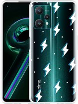 Realme 9 Pro+ Hoesje Bliksemschichten - Designed by Cazy