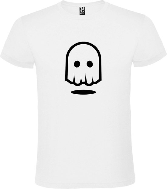 T-shirt Wit 'Ghost' Zwart taille XXXL