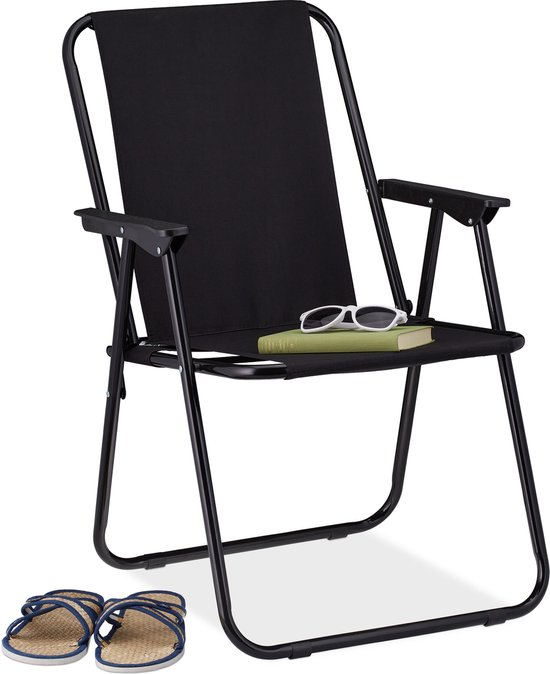 dood Maak leven helling Relaxdays campingstoel inklapbaar - strandstoel - klapstoel camping -  tuinstoel -... | bol.com