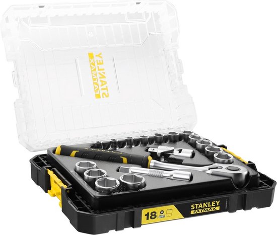 Foto: Stanley fatmax pro stack doppenset 3 8 18 delig fmmt98102 0