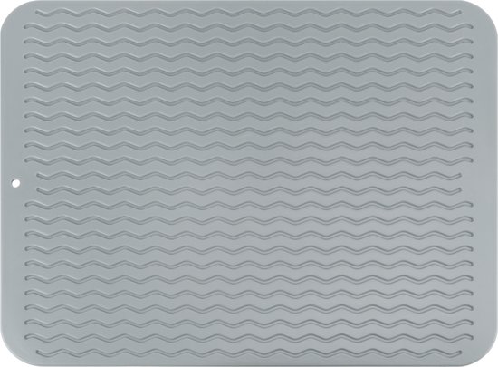 Droogsteenmat, Diatomeeënaarde Superabsorberende Schotelmat Wit Marmeren Patroon Antislip Hittebestendig Aanrechtkussen voor Eettafel