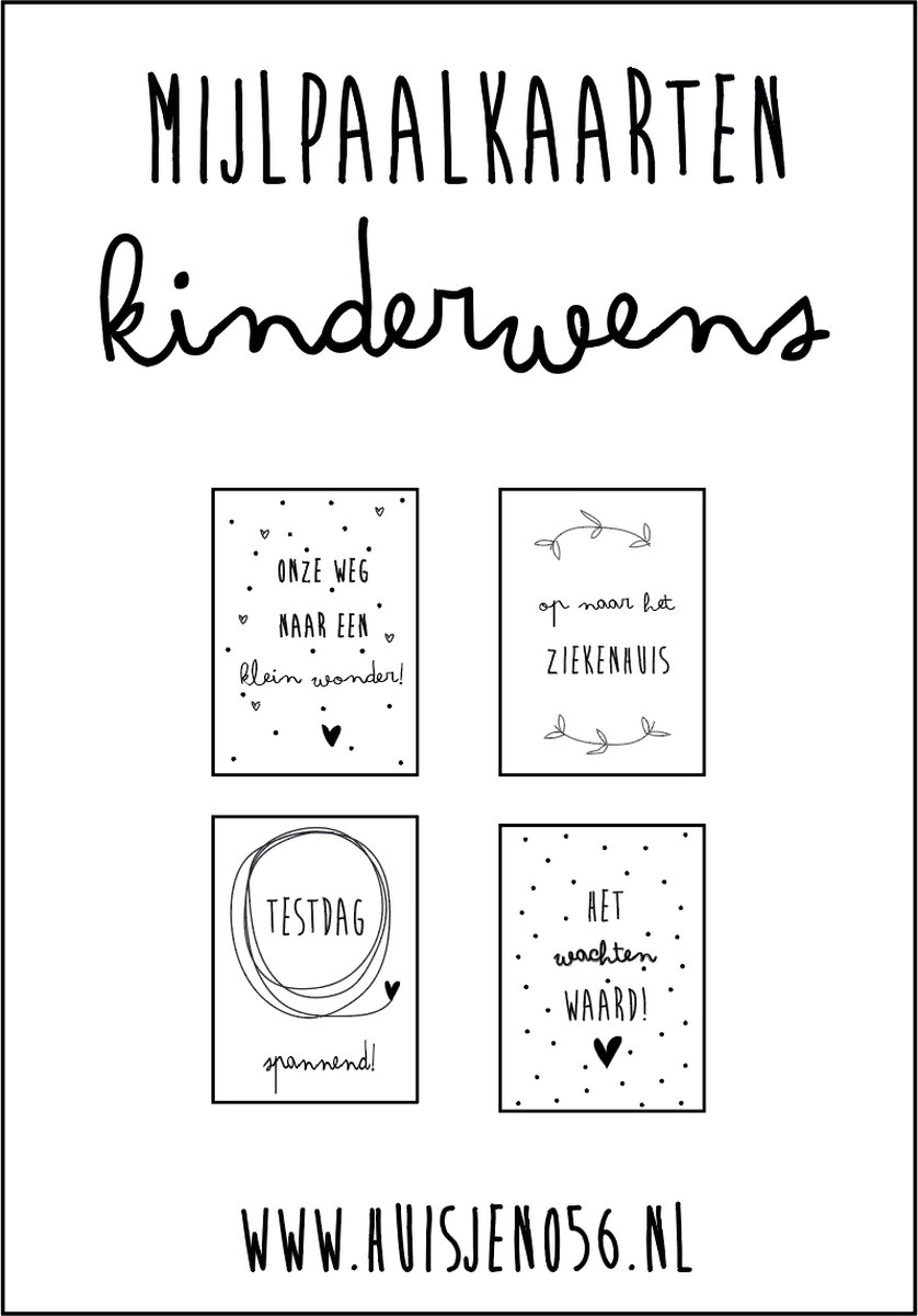 Goedkoopste Mijlpaalkaarten kinderwens - Mijlpaalkaarten IVF - IVF Mijlpaalkaarten - Mijlpaalkaarten IUI/ICSI/KID/OI