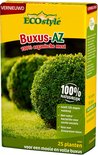ECOstyle Buxus-AZ Meststof rijk aan Stikstof - 4 maanden Voeding - Organische Plantenvoeding - Extra sterke Wortels - Diepgroene Kleur - Voor 25 Planten - 800 GR