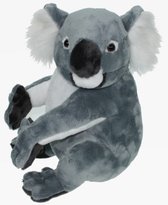 Pluche knuffel koala beer grijs 33 cm - Dieren knuffels voor kinderen