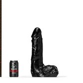 All Black Steroïd - Racket Dildo - 35 cm x 8.6 cm - XXL Dildo - Mega Dildo - Dikke Dildo - Realistische Anaal Dildo - Grote Dildo - Anaal Toy - Anal Toys - Seksspeeltje - Sex Toy