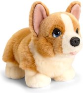 Keel Toys pluche Corgi hondje knuffel 32 cm - Honden knuffeldieren - Speelgoed voor kind
