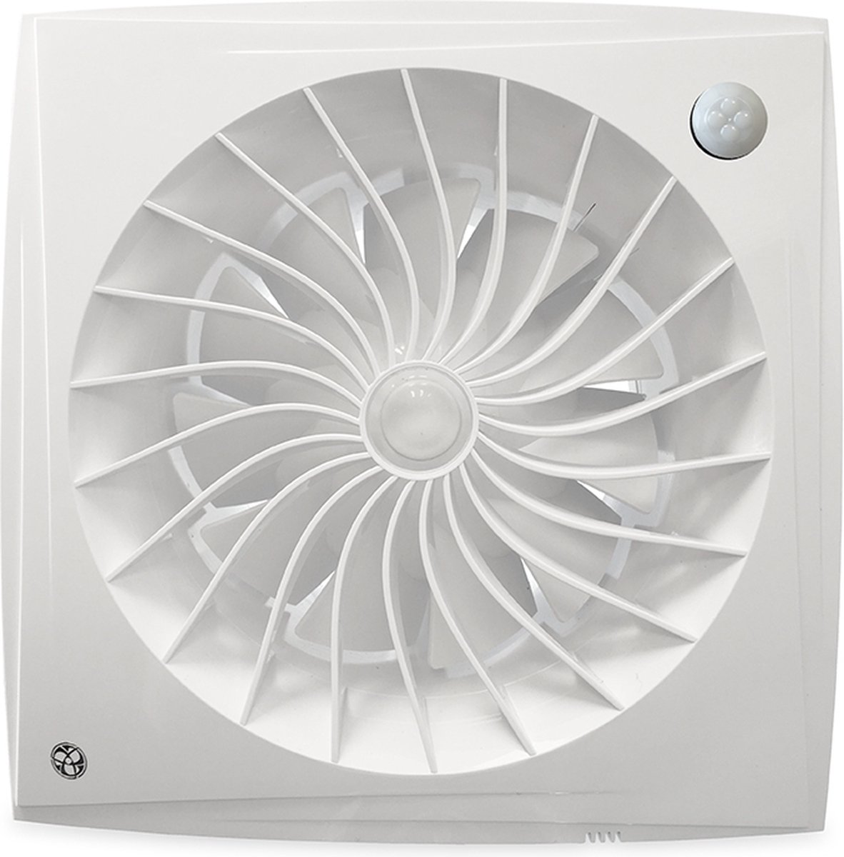 Badkamerventilator Blauberg Sileo - Ø 150mm - 2-standen - MET TIMER + BEWEGINGSSENSOR (SILEO150IR)