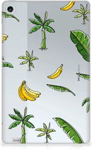 Hoesje Lenovo Tab M10 Plus (3e generatie) Backcover met naam Banana Tree met transparant zijkanten