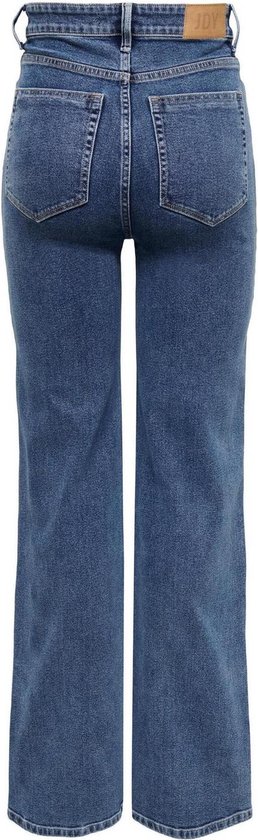 ONLY ONLSONIC WIDE - Wide leg - medium blue denim/blauw denim/bluedenim