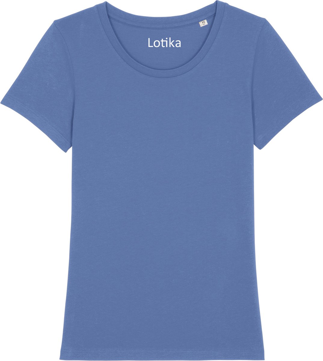Lotika - Yara T-shirt dames biologisch katoen - bright blue