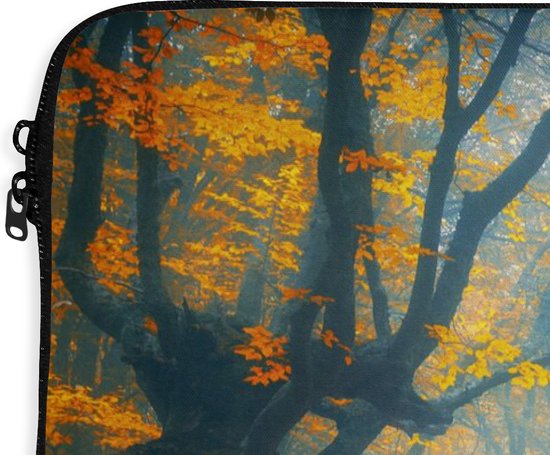 Housse pour ordinateur portable 17 pouces - Forêt - Brume - Automne - Housse pour ordinateur portable