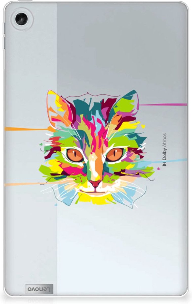 Lenovo Tab M10 Plus (3e generatie) Tablet Back Cover Cat Color