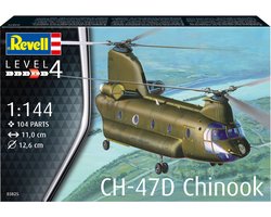 1:144 Revell 63825 CH-47D Chinook - Model Set Plastic Modelbouwpakket