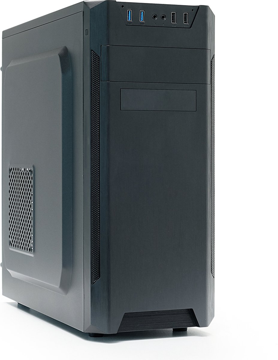 PC Case Behuizing Zwart Midi Tower ATX formaat LC-7040B Black Computer behuizing ATX formaat