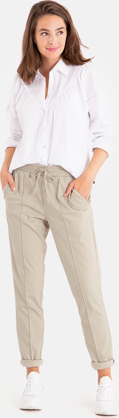 Beige Broek/Pantalon van Je m'appelle - Dames - Maat XL - 3 maten  beschikbaar | bol.com