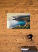 Beach Bay Plexiglas Schilderij - 100 x 150 cm - Plexiglas Wall Art - Beach - Full Color Druk - 5 mm Dik - Met Ophangsysteem