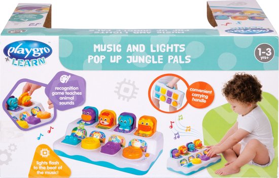 Playgro Muzikale Pop Up Speelgoed - Interactief babyspeelgoed - Muziek en -... | bol.com